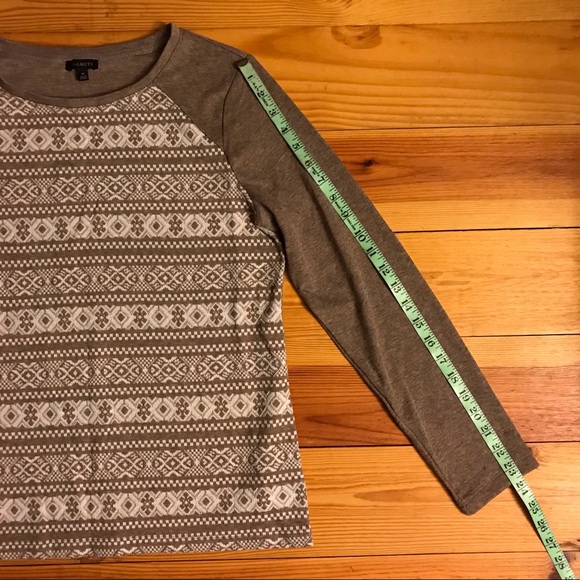 Talbots Tan White Sweater, EUC, M - Picture 7 of 10